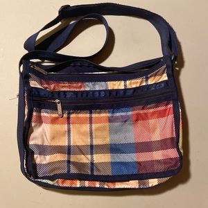 LE SPORTSAC - Deluxe Everyday Bag PLAID - Preowned
